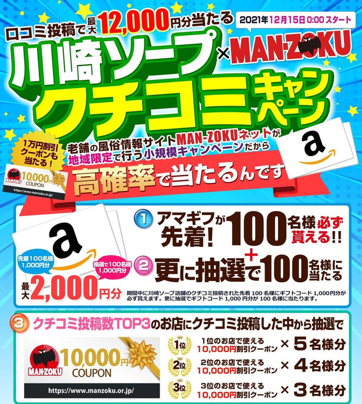 日刊 MAN-ZOKU ニュース 首都圏版 : 川崎ソープクチコミキャンペーン!! スタートまであと２日